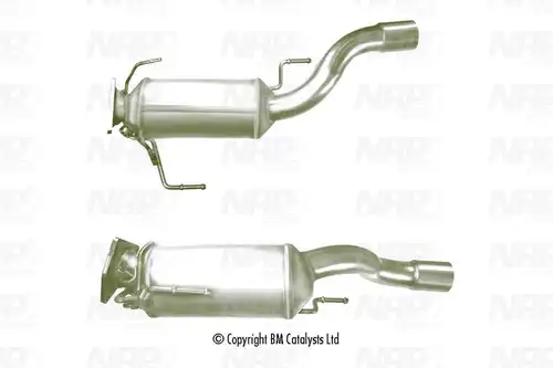 филтър за сажди/твърди частици, изпускателна система NAP carPARTS CAD10334