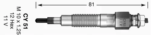 подгревна свещ NGK 2696