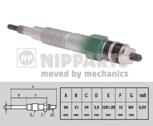 подгревна свещ NIPPARTS N5711029