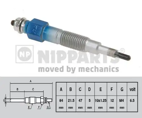 подгревна свещ NIPPARTS N5711030
