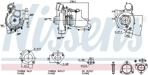 турбина NISSENS 93730