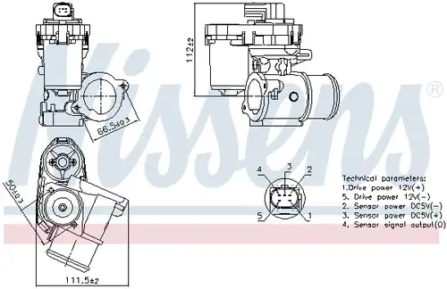 AGR-Клапан NISSENS 98347