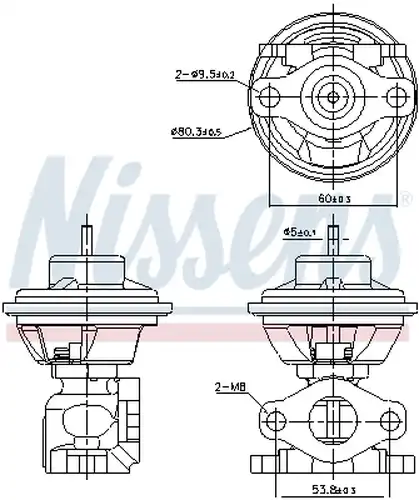 AGR-Клапан NISSENS 98479