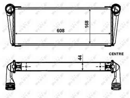 воден радиатор NRF 53009