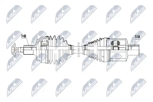 полуоска NTY NPW-ME-060