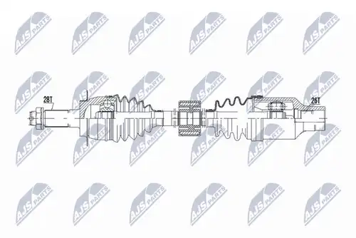 полуоска NTY NPW-SU-058