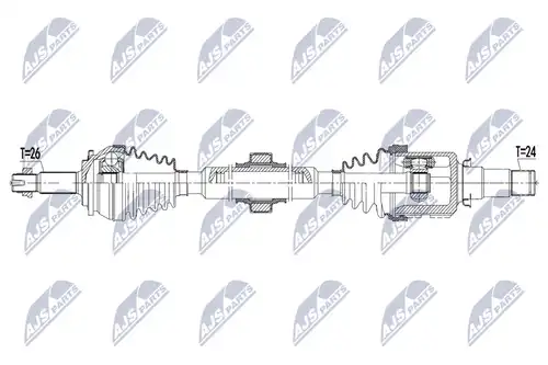 полуоска NTY NPW-TY-098