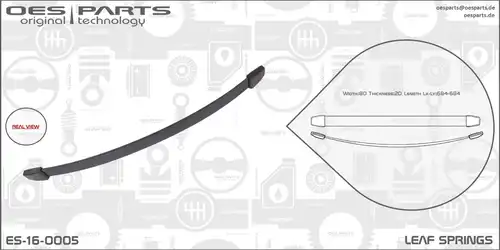  OES PARTS ES-16-0005