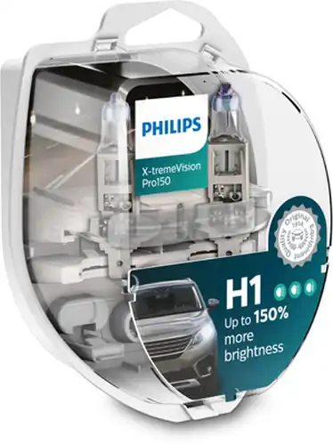 крушка с нагреваема жичка, фар за дълги светлини PHILIPS 12258XVPS2