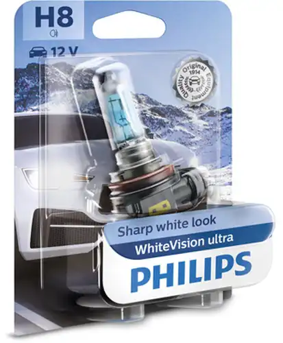 крушка с нагреваема жичка, фар за дълги светлини PHILIPS 12360WVUB1
