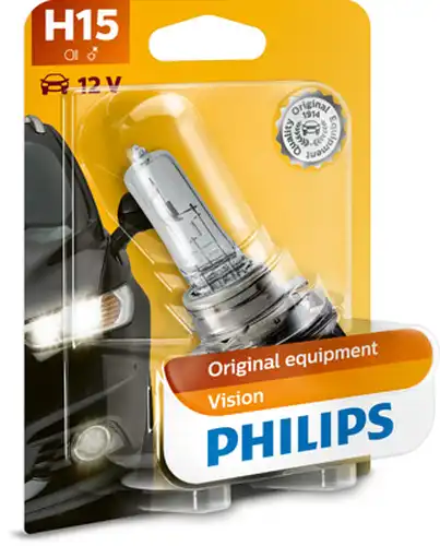 крушка с нагреваема жичка, фар за дълги светлини PHILIPS 12580B1