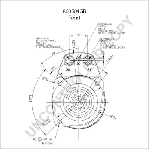 Стартер PRESTOLITE ELECTRIC 860504GB