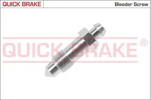 винт на клапан за обезвъздушаване, QUICK BRAKE 0018