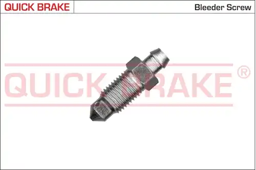 винт на клапан за обезвъздушаване, QUICK BRAKE 0107