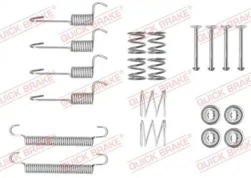 комплект принадлежности, челюсти за ръчна спирачка QUICK BRAKE 105-0008