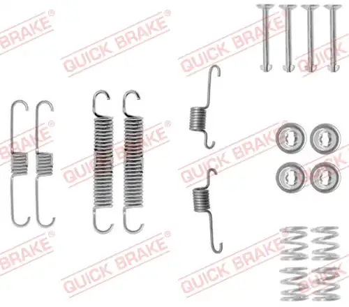 комплект принадлежности, спирани челюсти QUICK BRAKE 105-0012