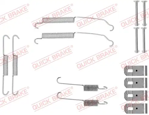 комплект принадлежности, спирани челюсти QUICK BRAKE 105-0015