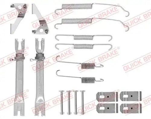 комплект принадлежности, спирани челюсти QUICK BRAKE 105-0015S