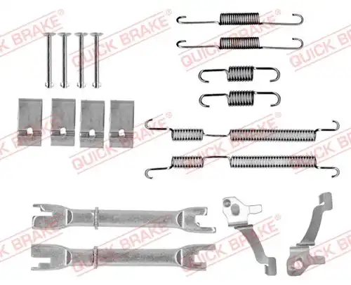 комплект принадлежности, спирани челюсти QUICK BRAKE 105-0017S