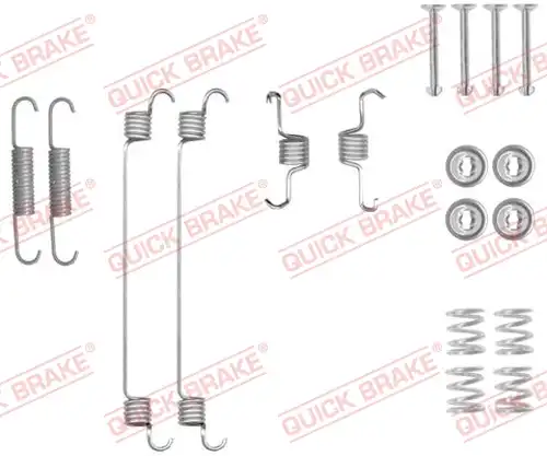 комплект принадлежности, спирани челюсти QUICK BRAKE 105-0018