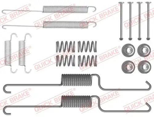 комплект принадлежности, спирани челюсти QUICK BRAKE 105-0026X-02