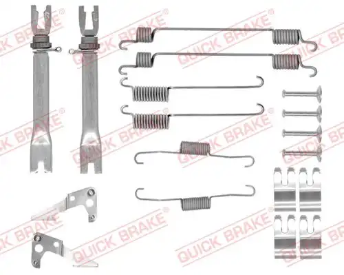 комплект принадлежности, спирани челюсти QUICK BRAKE 105-0030S