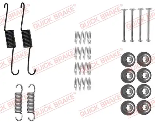 комплект принадлежности, спирани челюсти QUICK BRAKE 105-0031