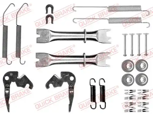 комплект принадлежности, спирани челюсти QUICK BRAKE 105-0033S-02