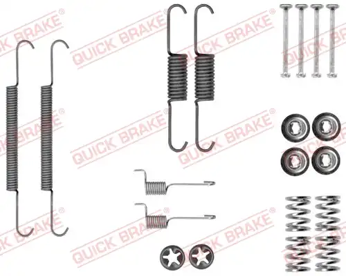 комплект принадлежности, челюсти за ръчна спирачка QUICK BRAKE 105-0037