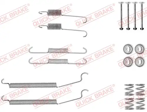 комплект принадлежности, спирани челюсти QUICK BRAKE 105-0039