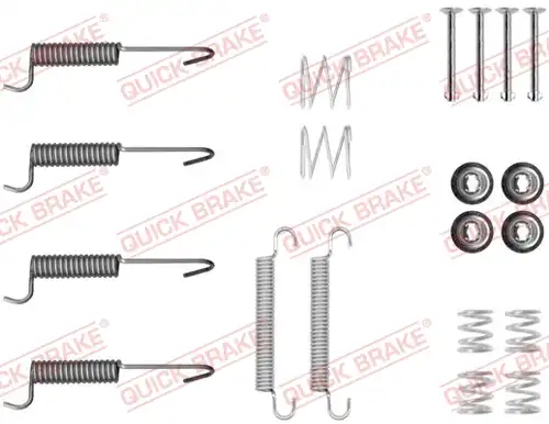 комплект принадлежности, челюсти за ръчна спирачка QUICK BRAKE 105-0047