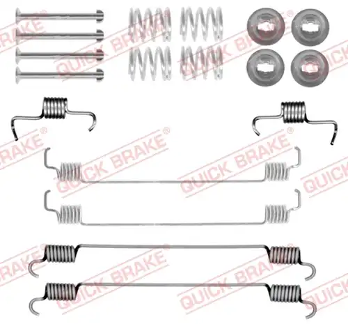 комплект принадлежности, спирани челюсти QUICK BRAKE 105-0058