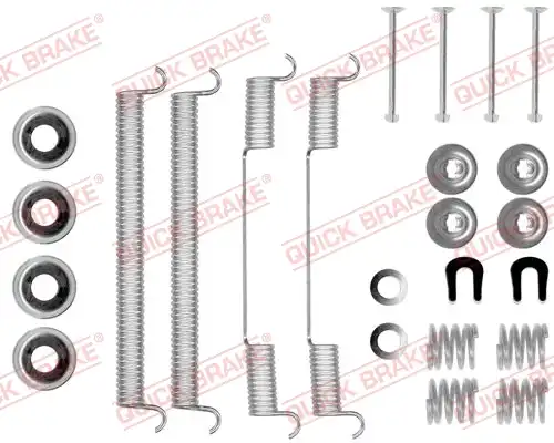 комплект принадлежности, спирани челюсти QUICK BRAKE 105-0543