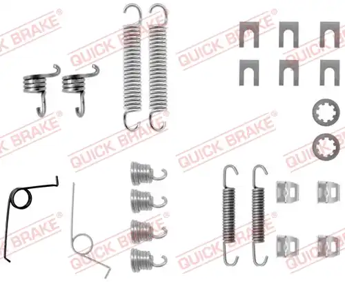 комплект принадлежности, спирани челюсти QUICK BRAKE 105-0545