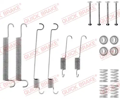 комплект принадлежности, спирани челюсти QUICK BRAKE 105-0547