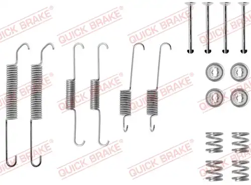 комплект принадлежности, спирани челюсти QUICK BRAKE 105-0590