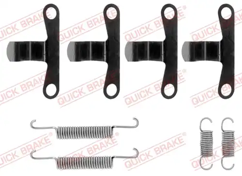 комплект принадлежности, челюсти за ръчна спирачка QUICK BRAKE 105-0594