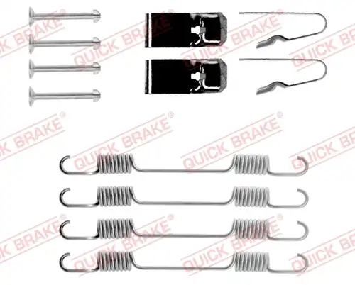 комплект принадлежности, спирани челюсти QUICK BRAKE 105-0602