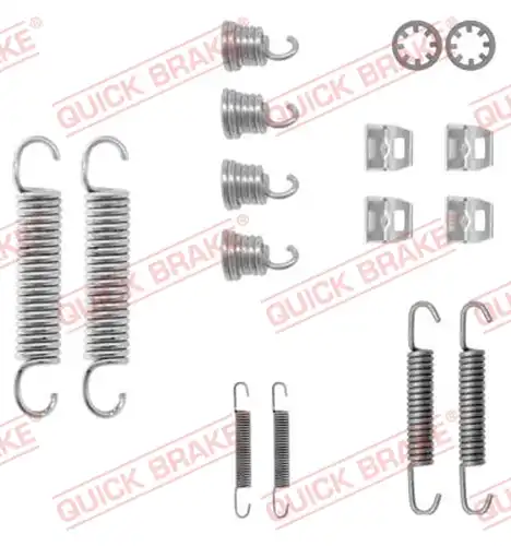 комплект принадлежности, спирани челюсти QUICK BRAKE 105-0612