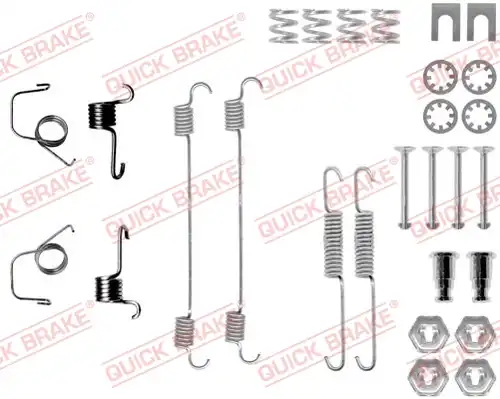 комплект принадлежности, спирани челюсти QUICK BRAKE 105-0617