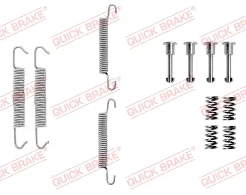 комплект принадлежности, челюсти за ръчна спирачка QUICK BRAKE 105-0621