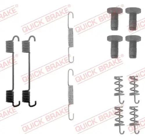 комплект принадлежности, челюсти за ръчна спирачка QUICK BRAKE 105-0622