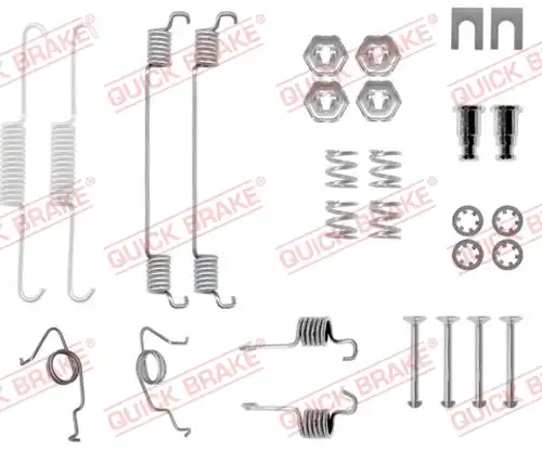 комплект принадлежности, спирани челюсти QUICK BRAKE 105-0626