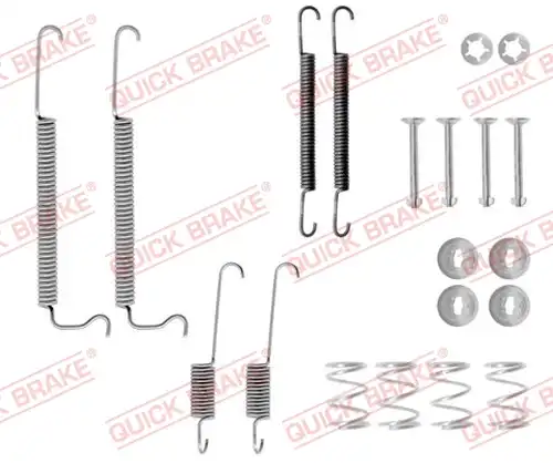комплект принадлежности, спирани челюсти QUICK BRAKE 105-0628