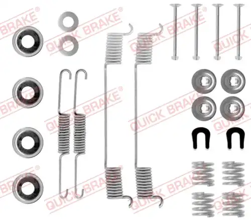 комплект принадлежности, спирани челюсти QUICK BRAKE 105-0635
