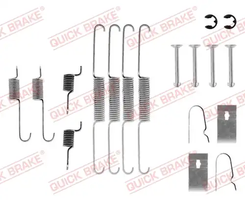 комплект принадлежности, спирани челюсти QUICK BRAKE 105-0636