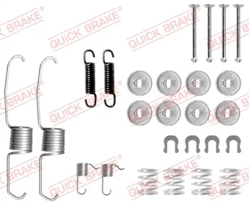 комплект принадлежности, спирани челюсти QUICK BRAKE 105-0637