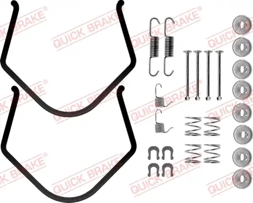 комплект принадлежности, спирани челюсти QUICK BRAKE 105-0638