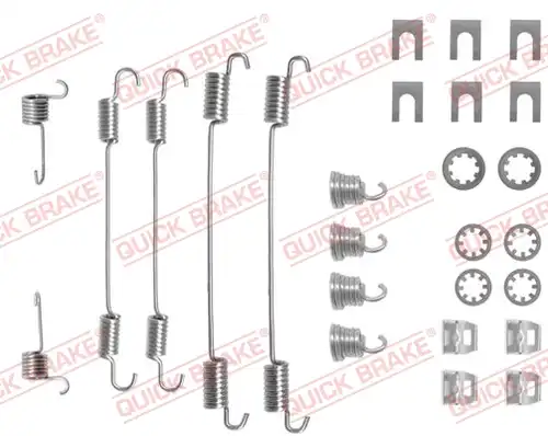 комплект принадлежности, спирани челюсти QUICK BRAKE 105-0656