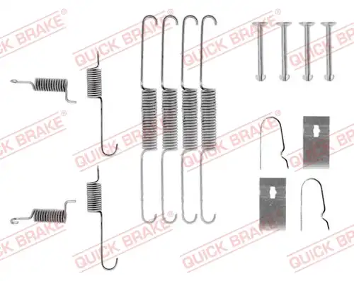 комплект принадлежности, спирани челюсти QUICK BRAKE 105-0663